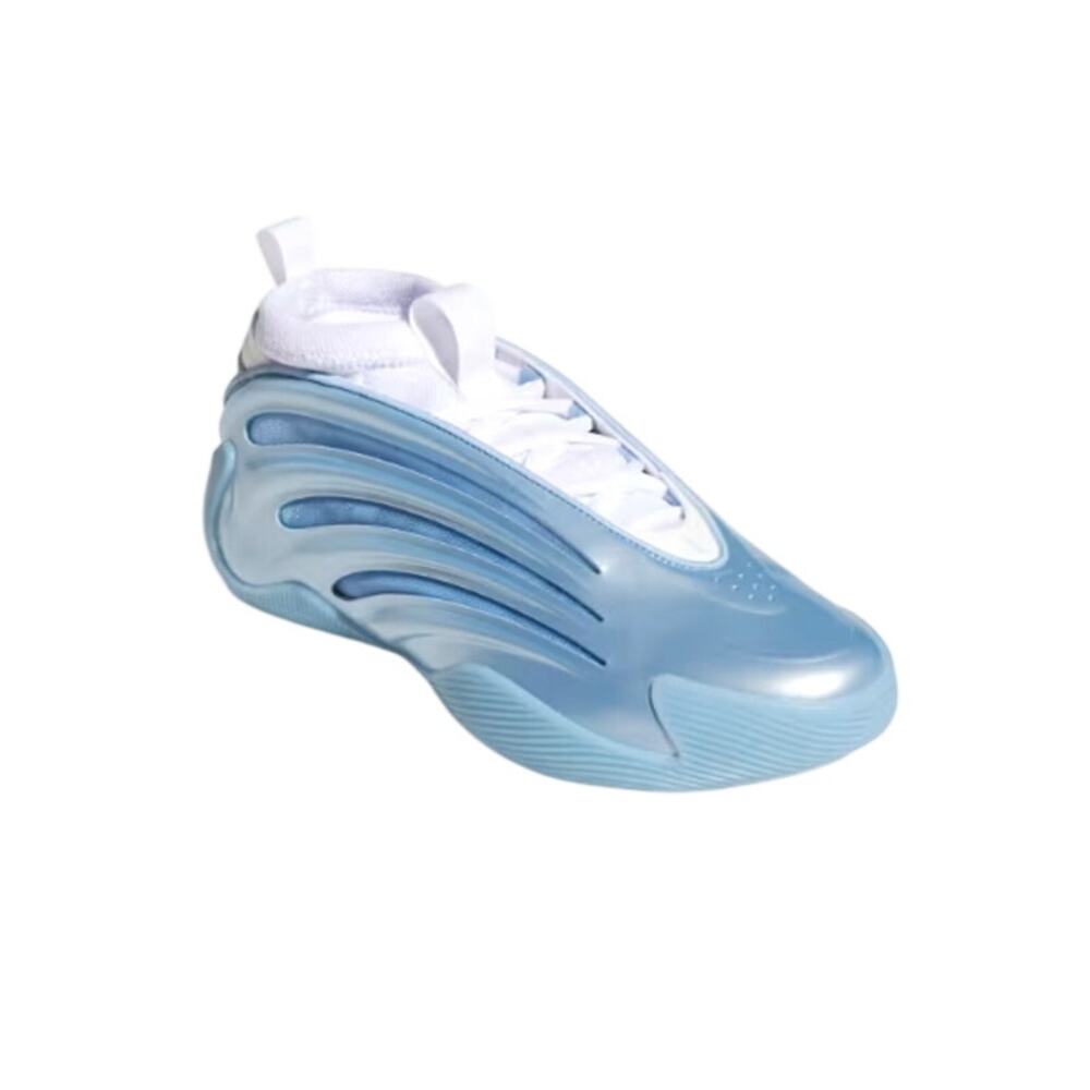 Adidas Unisex Glow Blue Cloud White Core Black Harden Volume 9 Shoes Size W10 M9